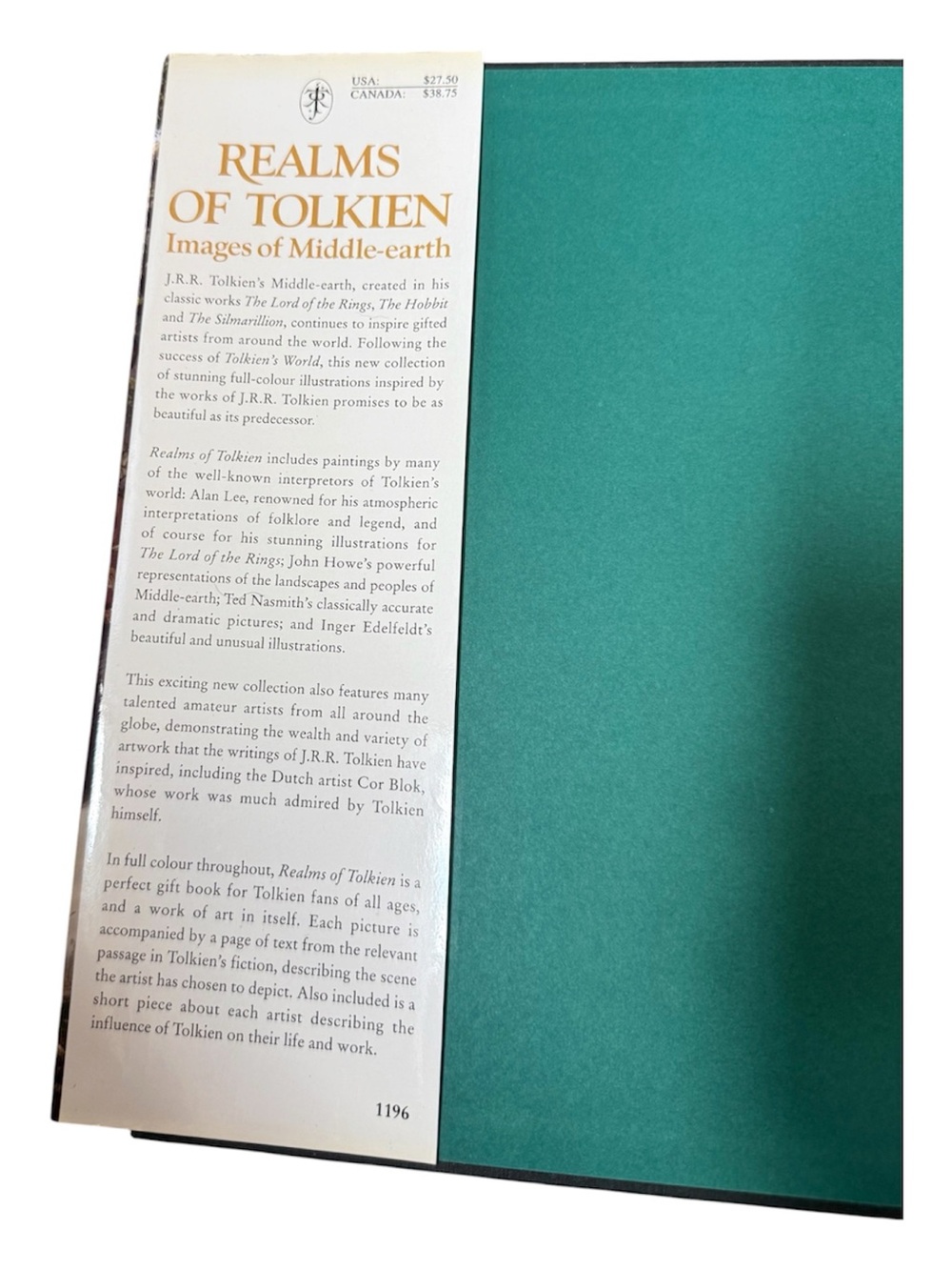 Realms of Tolkien: Images of Middle-earth - Decorative Book Cover (Gray, Green) - Picture 4 of 7